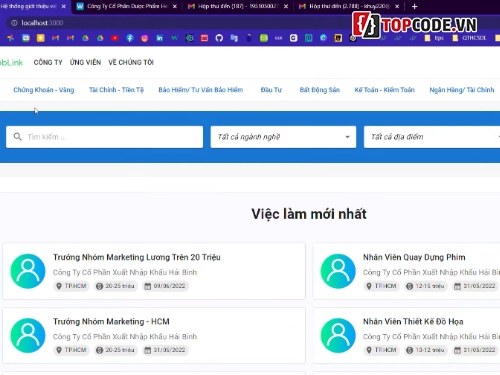 tuyển dụng,website tuyển dụng,code tuyển dụng,code web tuyển dụng